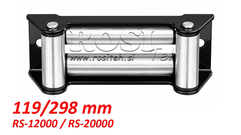 GÖRGŐS KÖTÉLVEZETŐ ACÉLSODRONYHOZ (RS-12000 / RS-20000) - 119 x 298 mm