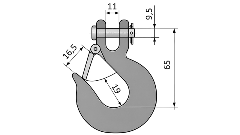 KUKA SA SIGURNOSNIM JEZIČKOM - 1000 KG