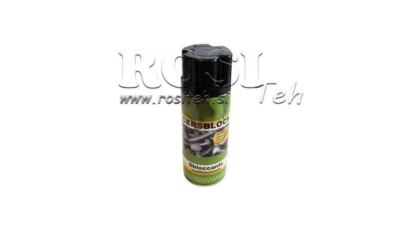 LUBRIFICANTE PER SVOLGIMENTO FILETTI RUGGINE IN SPRAY 400ml