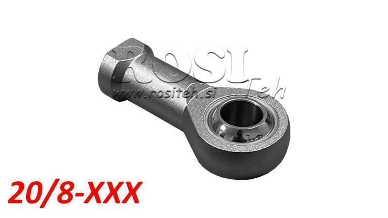 DI MONTAGGIO PER CILINDRO PNEUMATICO PCAI 20/8 (M8x1.25)