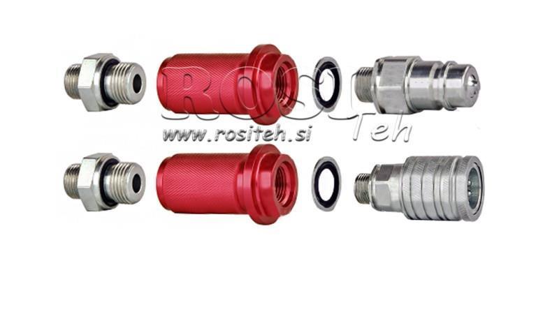 MARKOLAT GYORS CSATLAKOZÁSHOZ M22-1/2 PIROS