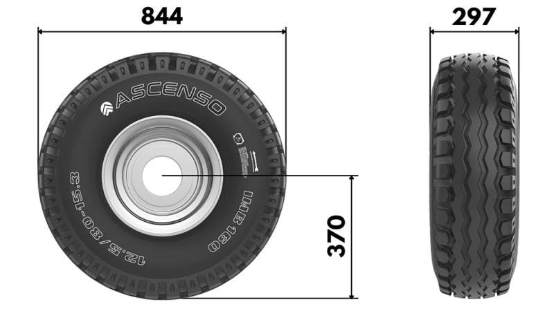 GUMA 15.0/55-17 AW909 14pl SA FELGOM 13,00X17