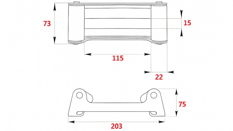 VALJČASTO VODILO ZA ČELJIČNO UŽE DWH 4500 HDL