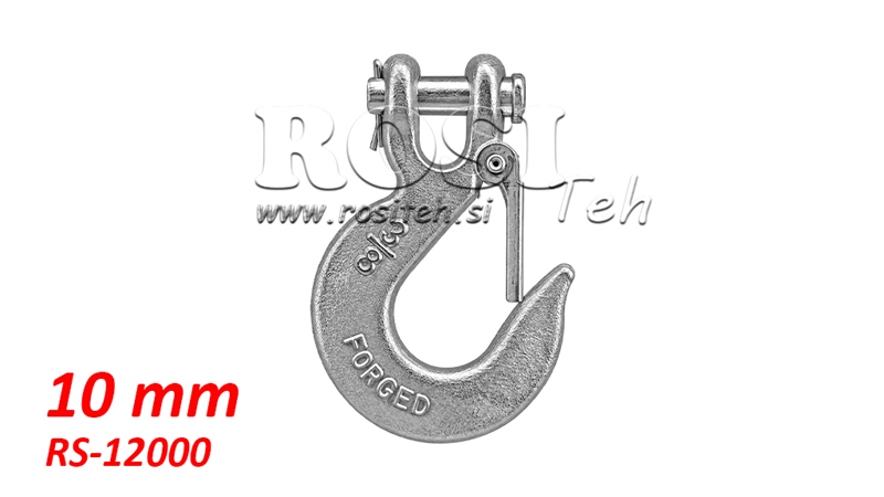 HAKEN MIT SICHERHEITSKLAPPE - 3/8