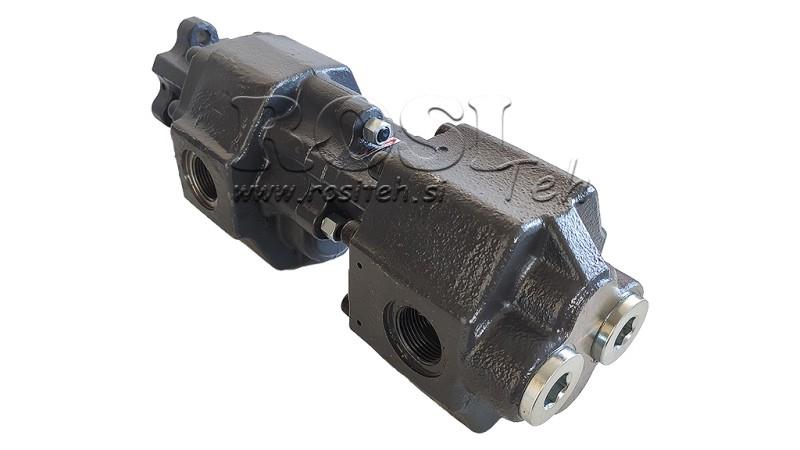 HYDRAULIC CAST IRON PUMP TANDEM 60 60cc-200 bar REVERSIBLE
