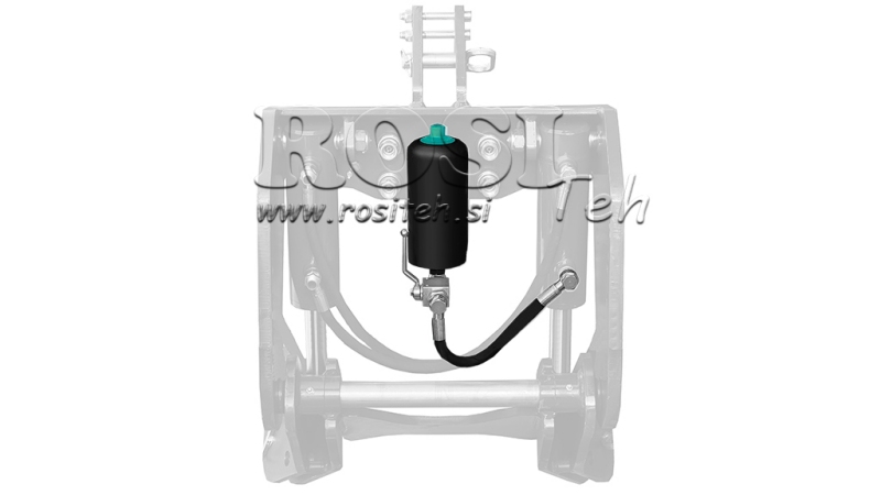 KIT DE MONTAGE POUR ACCUMULATEUR HYDRAULIQUE DESTINE A L’HYDRAULIQUE FRONTALE D’UN TRACTEUR