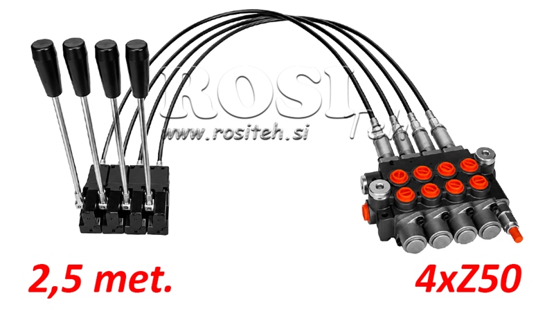 KIT 4xZ50 + JOYSTICK 1 POZ L2500
