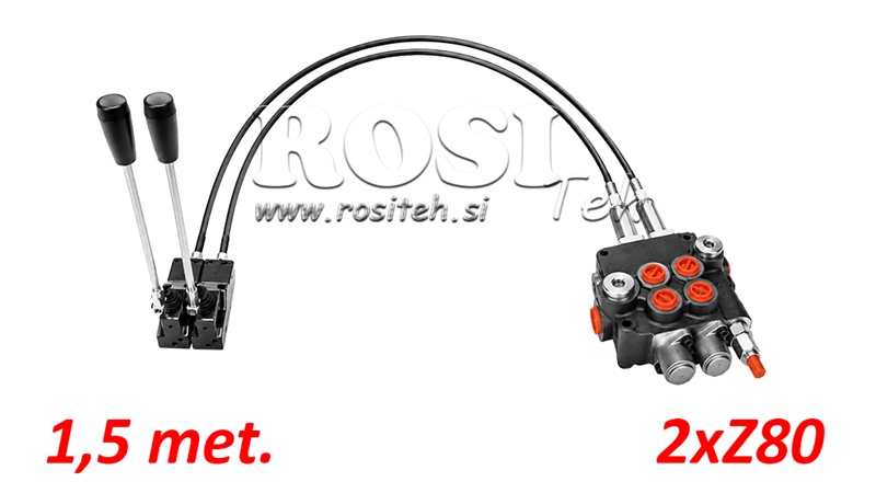 KIT 2xZ80 + JOYSTICK 1 POZICIJA L1500