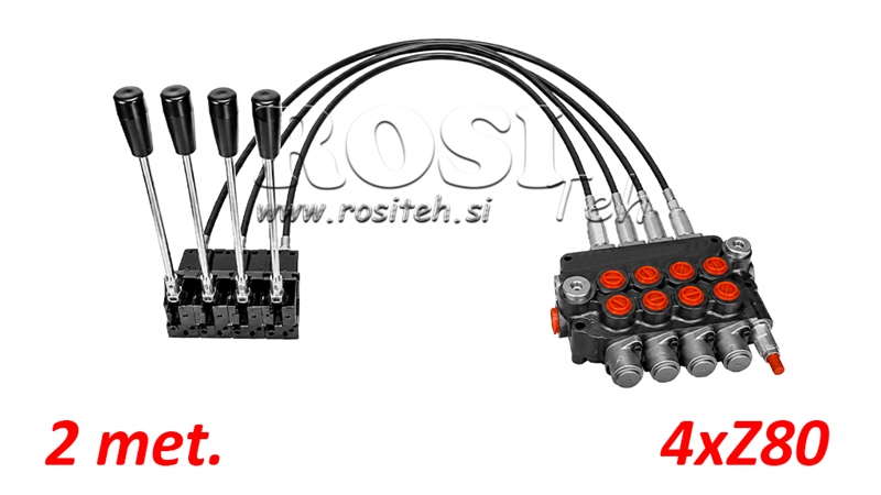 KIT 4xZ80 + JOYSTICK 1 POZICIJA L2000