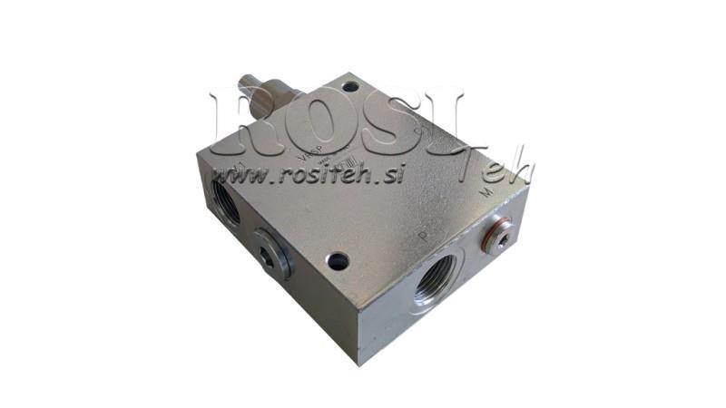 DOPPELTE GESCHWINDIGKEITSVENTIL CUBE HI-LO VRSP V1230 95lit - 350bar