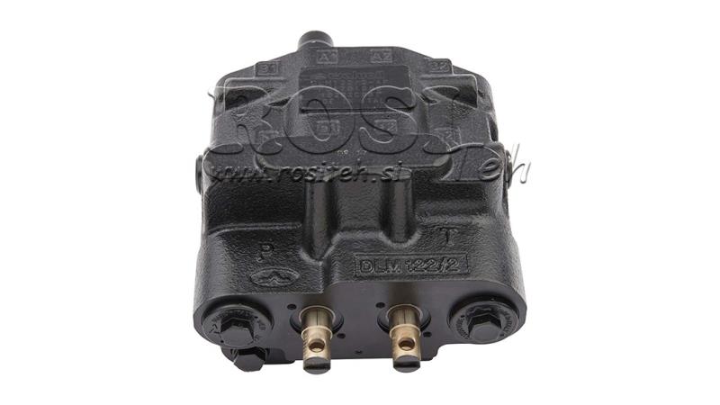VALVOLA DI CONTROLLO IDRAULICA DLM-122/2 2xP80 L/min SENSORE DI CARICO CON FUNZIONE GALLEGGIANTE