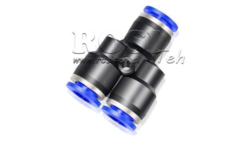 ΠΝΕΥΜΑΤΙΚΟΣ ΠΛΑΓΙΟΣ ΣΥΝΔΕΣΜΟΣ Y TPA ΧΩΡΙΣ ΝΑΒΟ QY-10