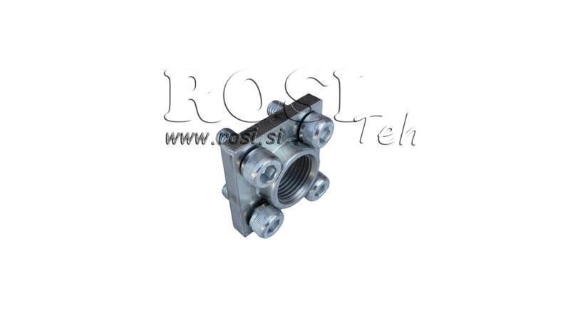 ROHRVERBINDUNG 3/8 - FLACHFLANSCH fi 30