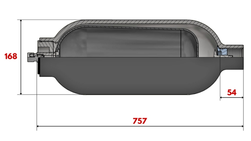 ACCUMULATORE IDRAULICO 10 LIT - BSP 1