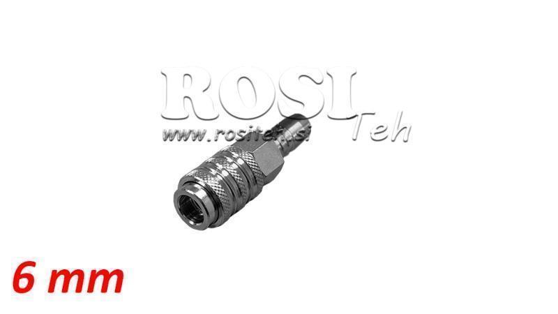 ΠΝΕΥΜΑΤΙΚΗ ΓΡΗΓΟΡΗ ΣΥΝΔΕΣΗ ΘΗΛΥΚΗ SPRUCE 6mm - DN7.2