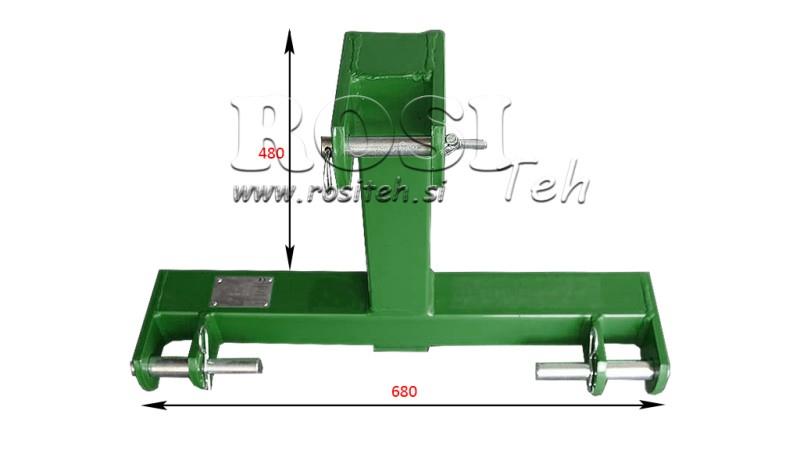 GANCIO DI TRAINO PER ATTACCO A TRE PUNTI CAT.1