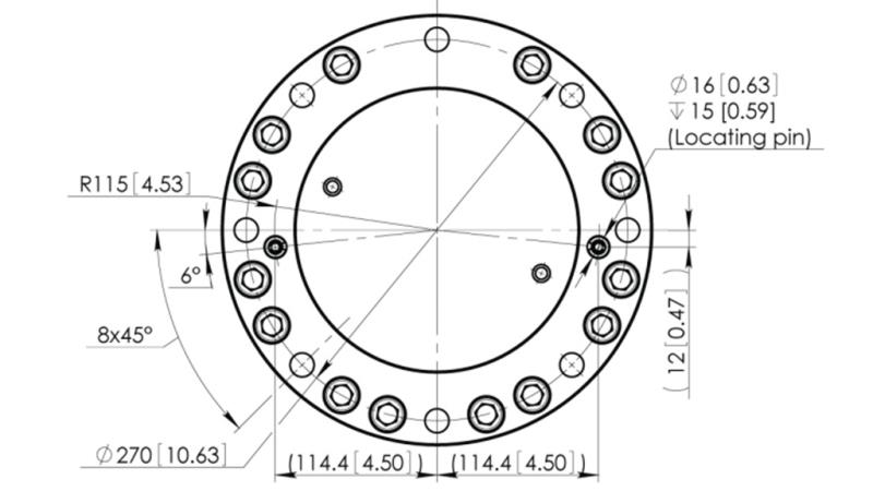 ΥΔΡΑΥΛΙΚΟΣ ΡΟΤΑΤΟΡ CPR8-01 33000-8000 KG