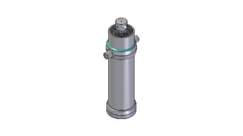 5011F -TELESCOPIC CYLINDER STANDARD/HOLE 5 STAGES STROKE 2990 FI 190