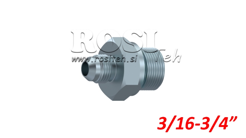 HYDRAULICKÝ REDUKTOR 1 3/16 JIC74°-3/4 GAS