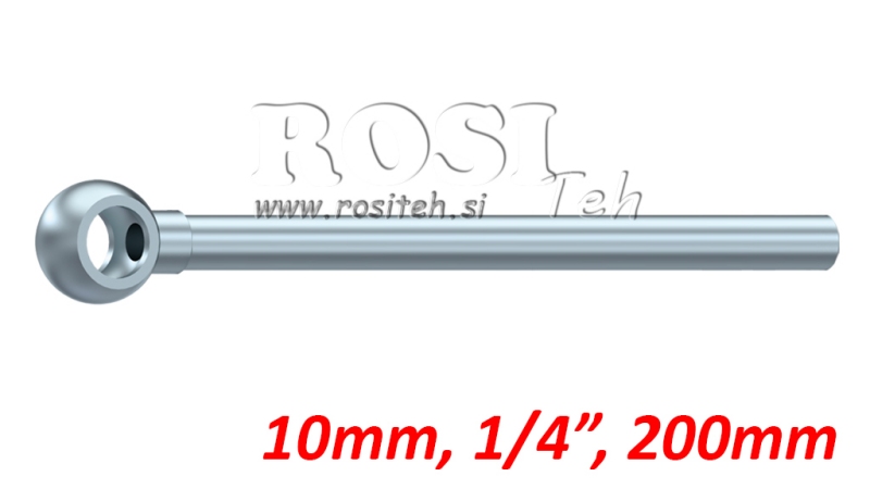 METAL HOSE BANJO 10MM 1/4