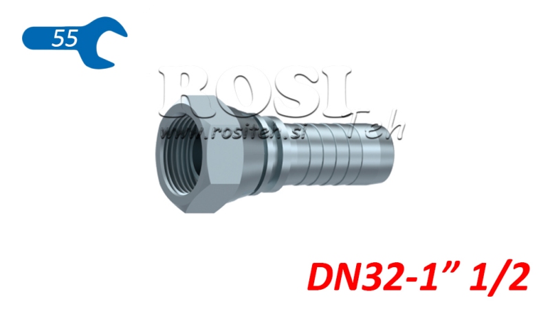 POŁĄCZENIE HYDRAULICZNE BSP ŻEŃSKIE DN32-1 1/2