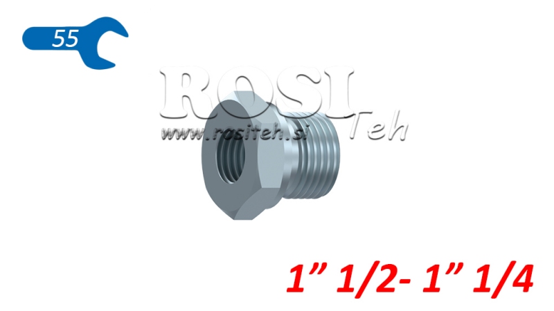 HYDRAULISK ADAPTER HAN-HUN 1 1/2- 1 1/4