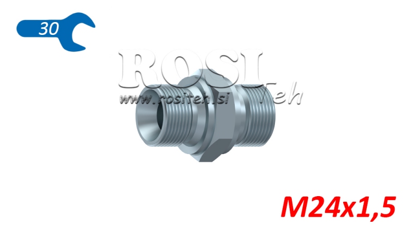 VALVOLA DOPPIA IDRAULICA BSP M24X1,5