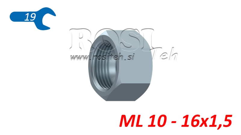DADO IDRAULICO ML 10 - 16X1.5
