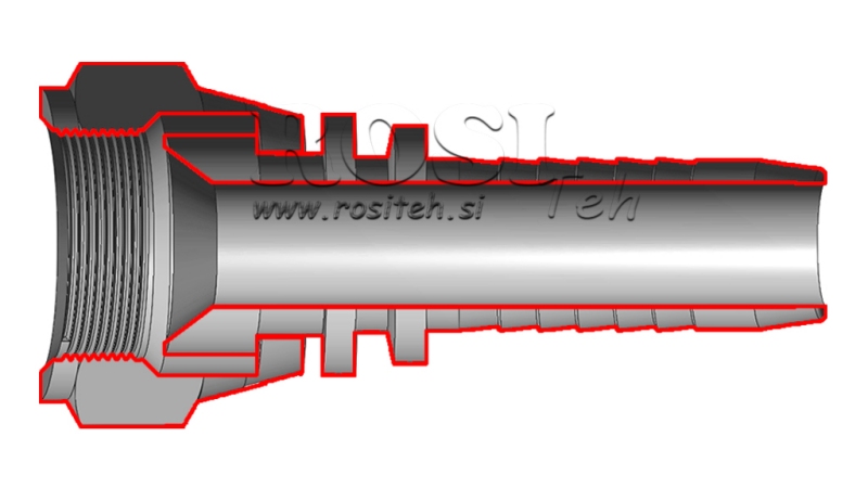 HIDRAULIČNI PRIKLJUČAK DKJ JIC74° ŽENSKI DN51-2 1/2-12
