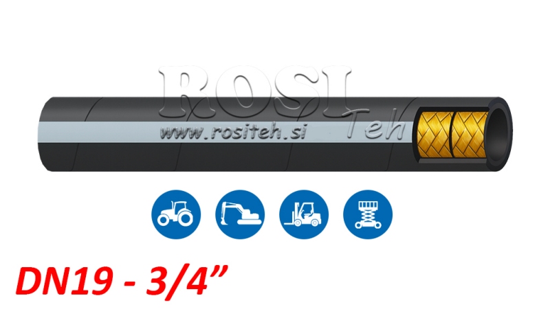 HYDRAULIKSCHLAUCH DN19 2SN (3/4) 215BAR