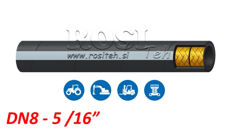 HYDRAULICKÁ HADICA DN8 2SN (5/16) 350BAR