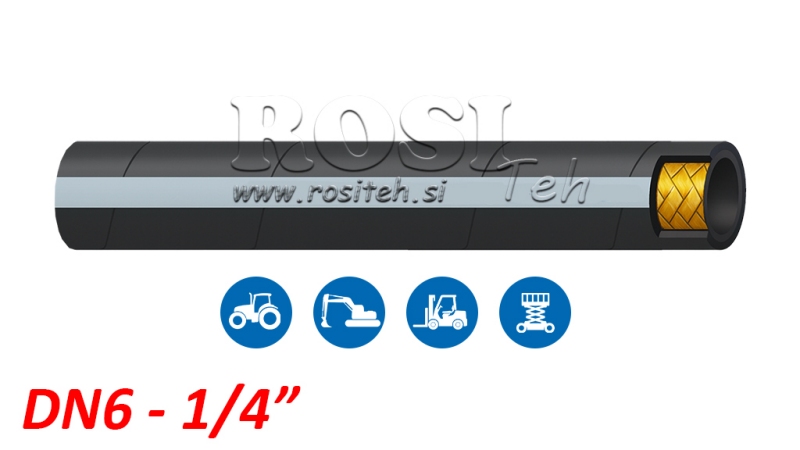 HIDRAVLIČNA CEV DN6 1SN (1/4) 255BAR