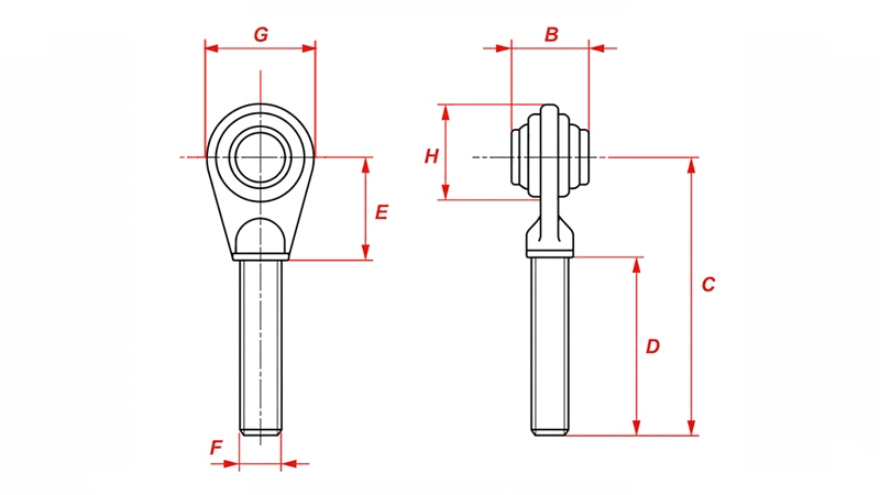 KIERTEINEN NIVELPÄÄ, VASEN KIERRE CAT.3 M36X3