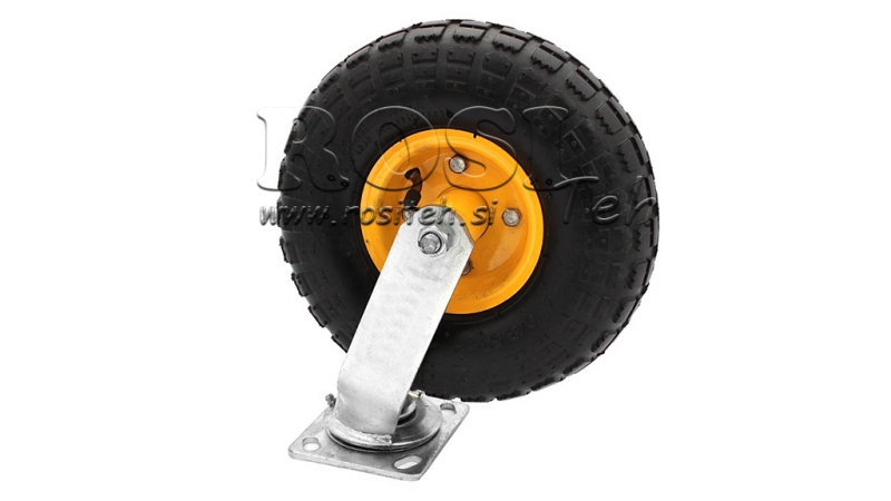 LUFTREIFENRAD 21/25CM MIT DREHBAREM FUSS SC80