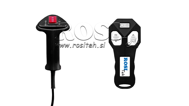 24 V ELEKTRISCHE SEILWINDE RS-20000 - 9100 KG - STAHLSEIL - ECO