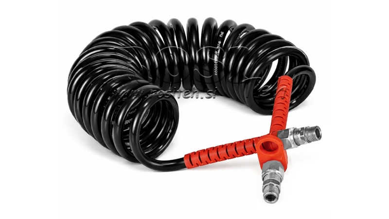 AIR HOSE FOR BRAKES 22X1.5 - 22X1.5 BLACK