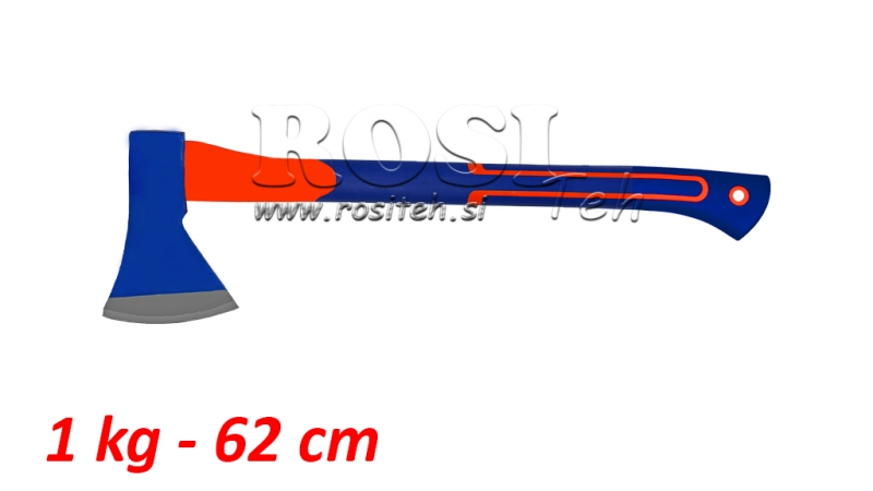 Sekera 1 KG UHLÍKOVÁ RÚČKA 62 CM