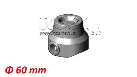 GŁOWICA WYWROTU Φ 60 GÓRNA