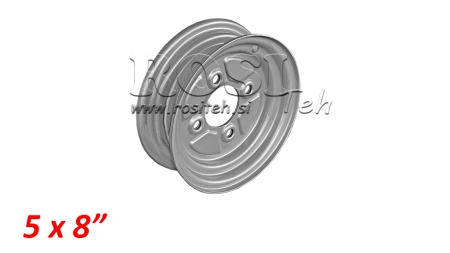 FELGE 5x8 (für Reife 16x6.5-8)