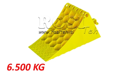 CERTIFICATED PLASTIC CHOCK DIN 76051/E53 6,500 KG
