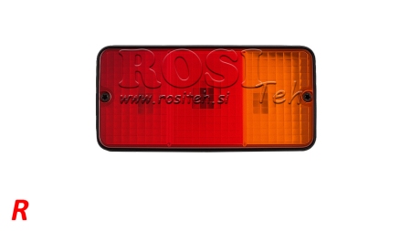 LUCE RETTANGOLARE POSTERIORE 3 POSIZIONI