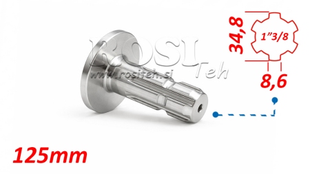 ATTACCAMENTO CARDANICO CON FLANGIA 1 3/8