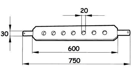 TRACTOR HYDRAULIC CROSSBAR 1ST CAT ECO
