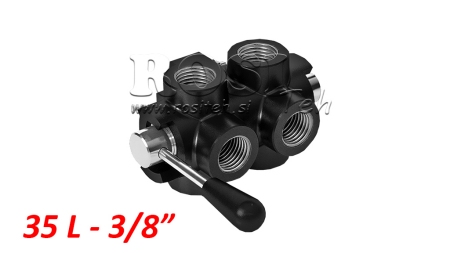 MANUELLE 6 WEGE VENTIL DF 3/8 - 35lit