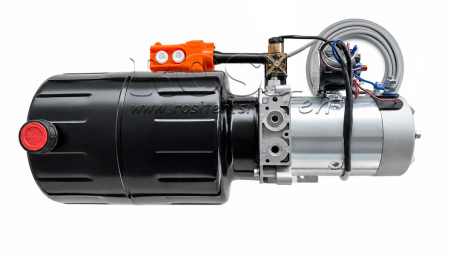 MINI HIDRAULIČNI AGREGAT 24V DC - 2,2kW = 2,1cc - 8 lit - jednosmjerni sklop (kovinski)