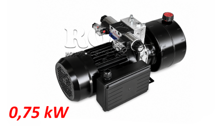 MINI HYDRAULIC POWER-PACK UNIT 230V AC (0.75 KW) - 3.7 CC - 5.2 LIT/MIN - TANK 4 LIT