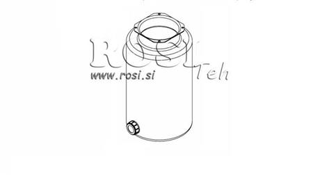 METAL RESERVOIR ROLL PP 10 LITER HORIZONTAL-VERTICAL