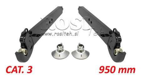 TRAKTORSKE NOSILNE ROKE TRI-TOČKOVNE HIDRAVLIKE CAT.3 120x35 mm - 950mm DO 140KM