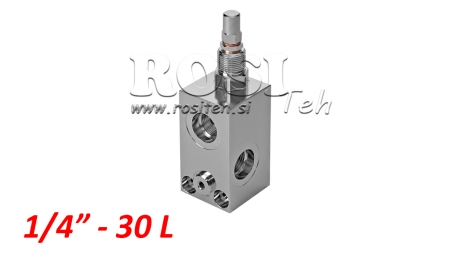 HYDRAULICKÝ REGULÁTOR TLAKU VMP 1/4 10-180 BAR - 30LIT