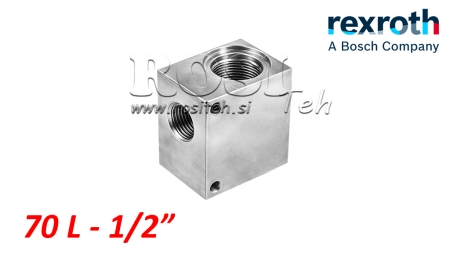 HUS FOR 2-VEIS HYDRAULISK VENTIL REXROTH 1/2 70-LIT